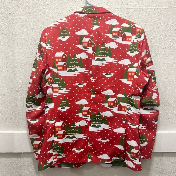 Opposuits Men's Christmas Holiday Print Suit Jacket M - Picture 4 of 9